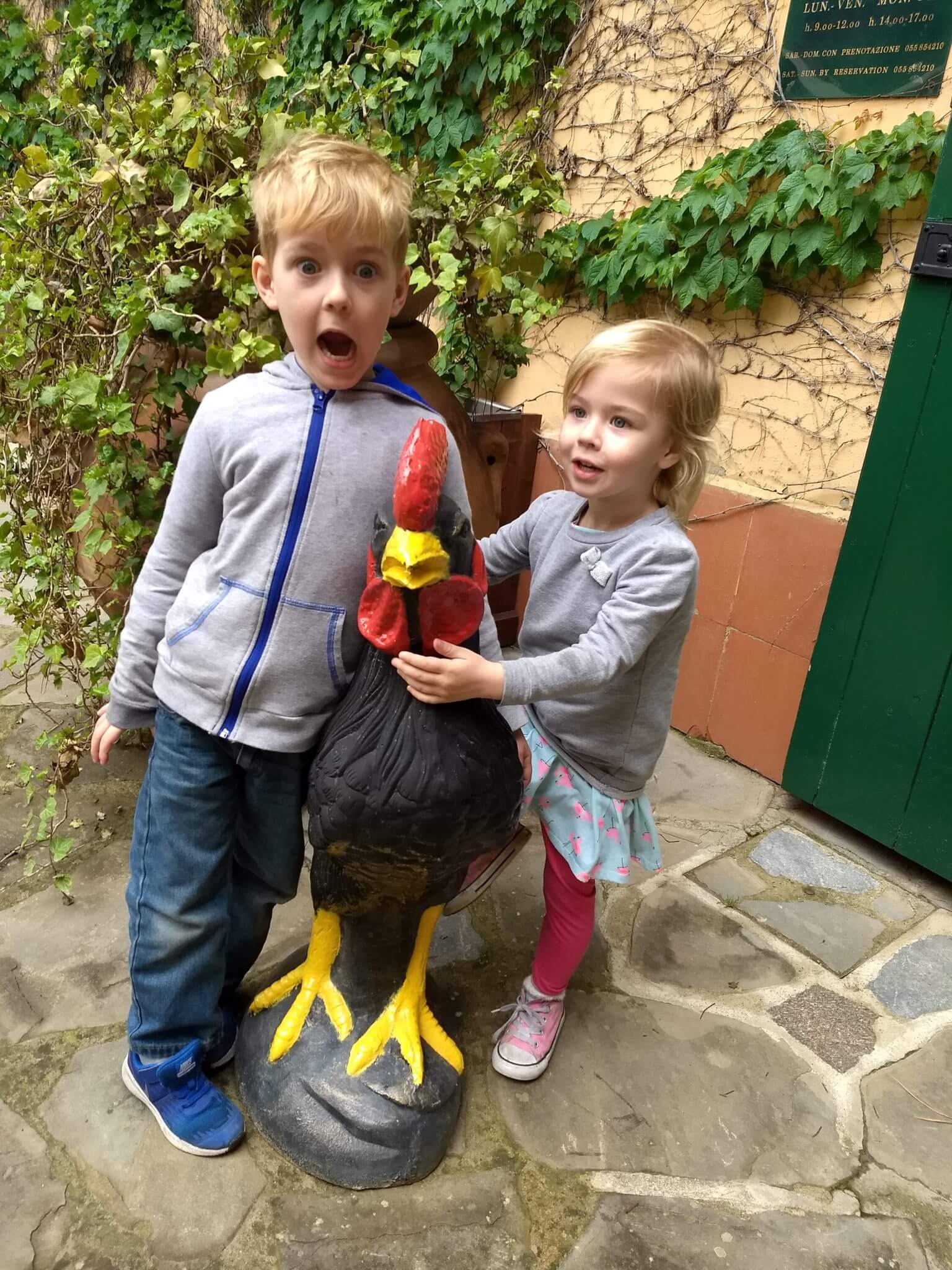 Tuscany with kids, Greve in Chianti wine tasting